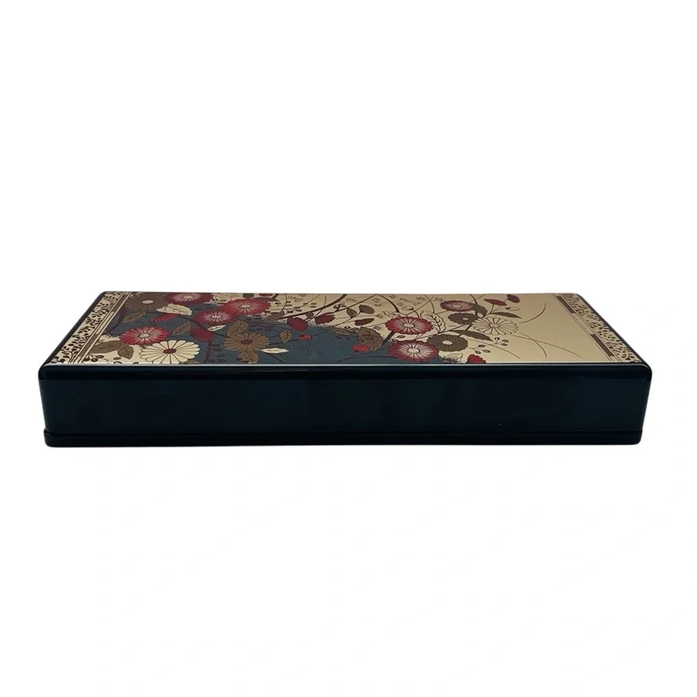 Vintage Japanese Lacquerware Red Lining Box